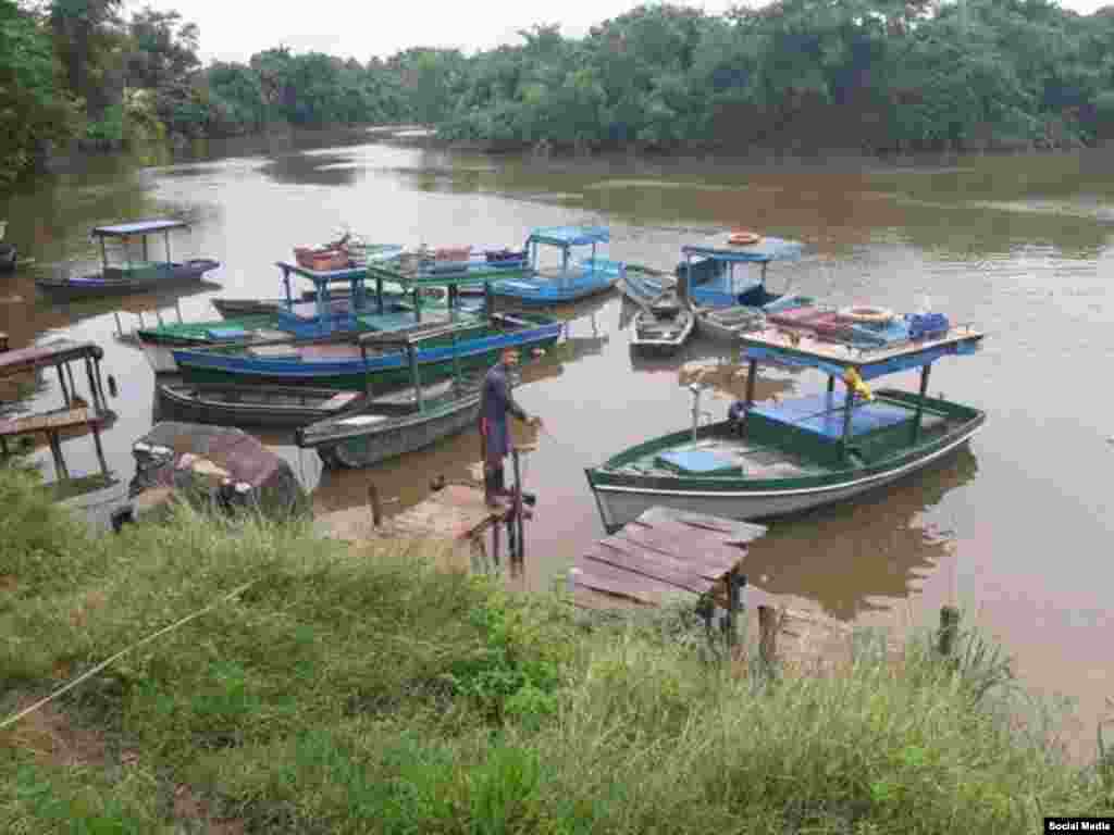 Al norte de Villa Clara en el Río Sagua La Grande Twitter Vanguardia