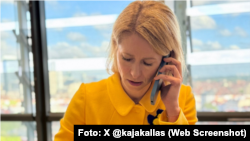La jefa de la diplomacia europea, Kaja Kallas