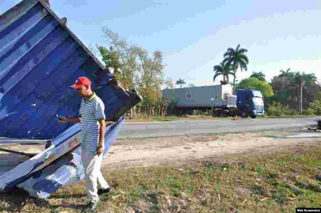  Accidente de tránsito en Jatibonico, Sancti Spíritus.