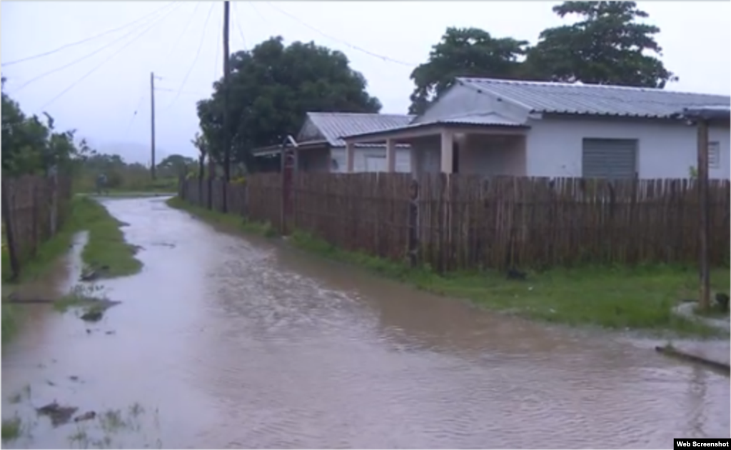 Imágenes de Pinar del Río tras intensas lluvias / Captura de Pantalla de video TelePinar.
